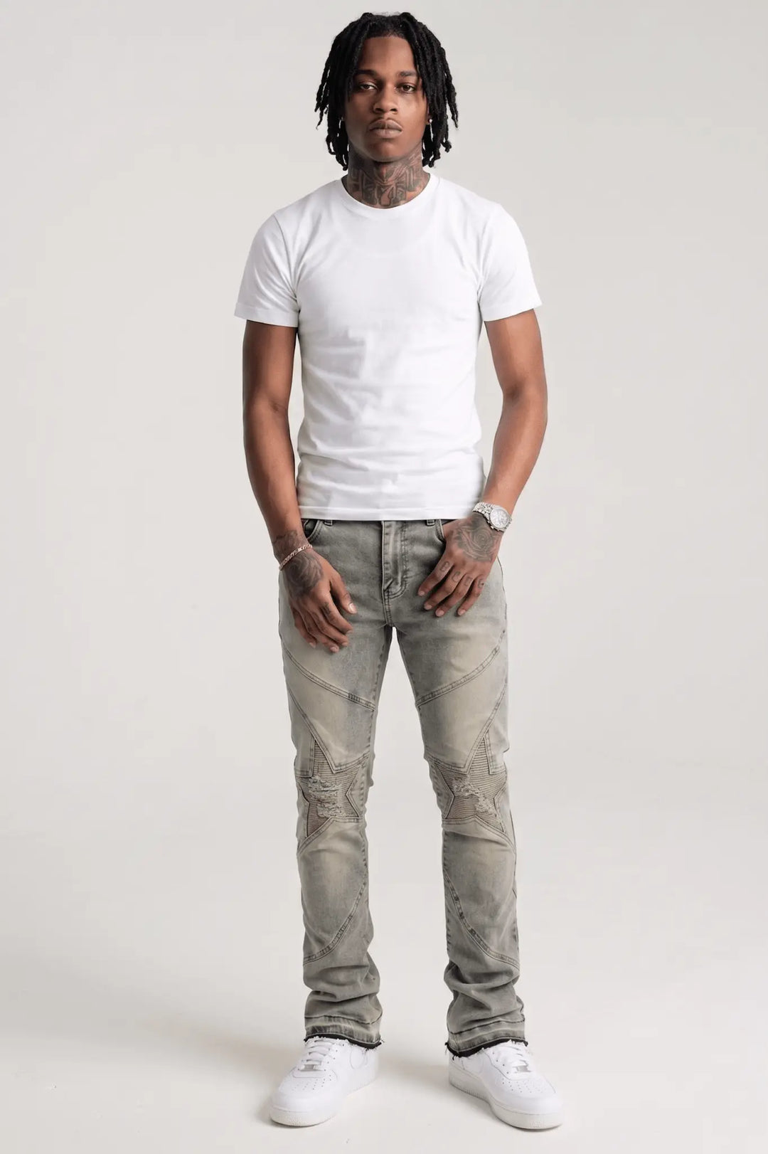 Rawstate Stacked Denim (Dirty Vintage) (M8294D) - Zamage