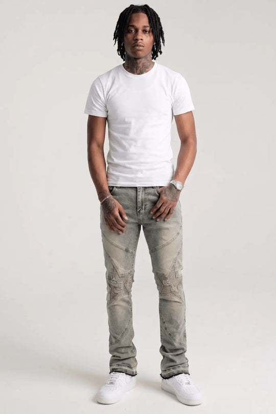Rawstate Stacked Denim (Dirty Vintage) (M8294D) - Zamage