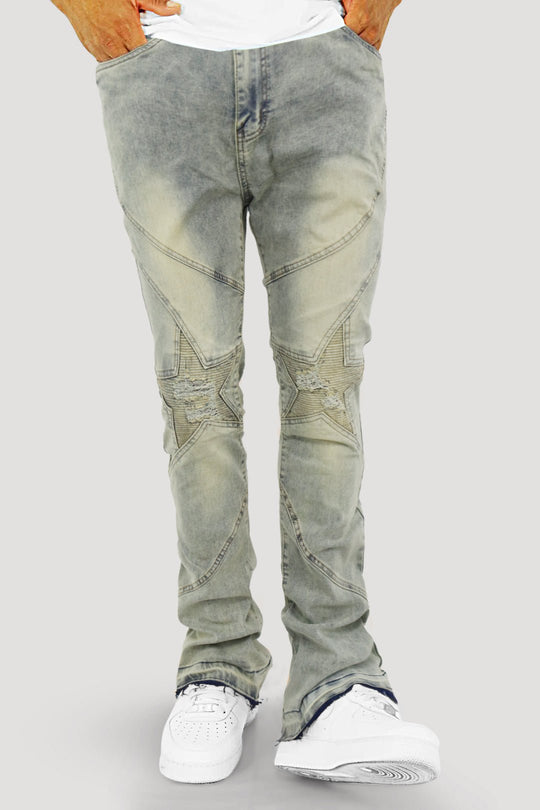 Rawstate Stacked Denim (Dirty Vintage) (M8294D) - Zamage