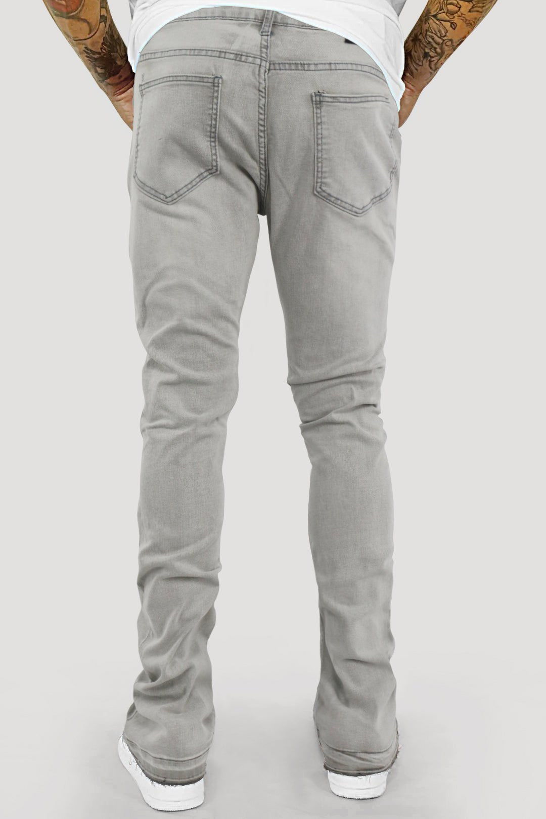 Rawstate Stacked Denim (Grey Bleach) (M8294D) - Zamage