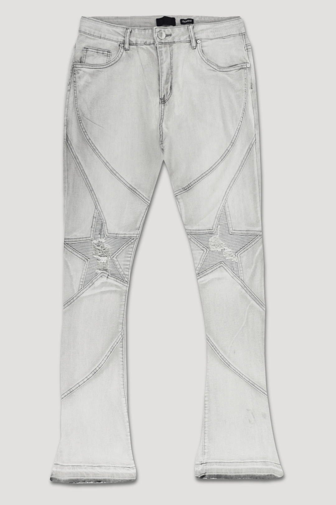 Rawstate Stacked Denim (Grey Bleach) (M8294D) - Zamage