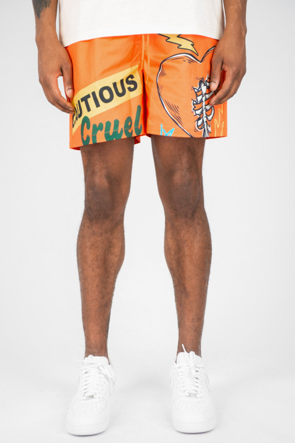 Heartless Board Shorts (Orange) (141-982)