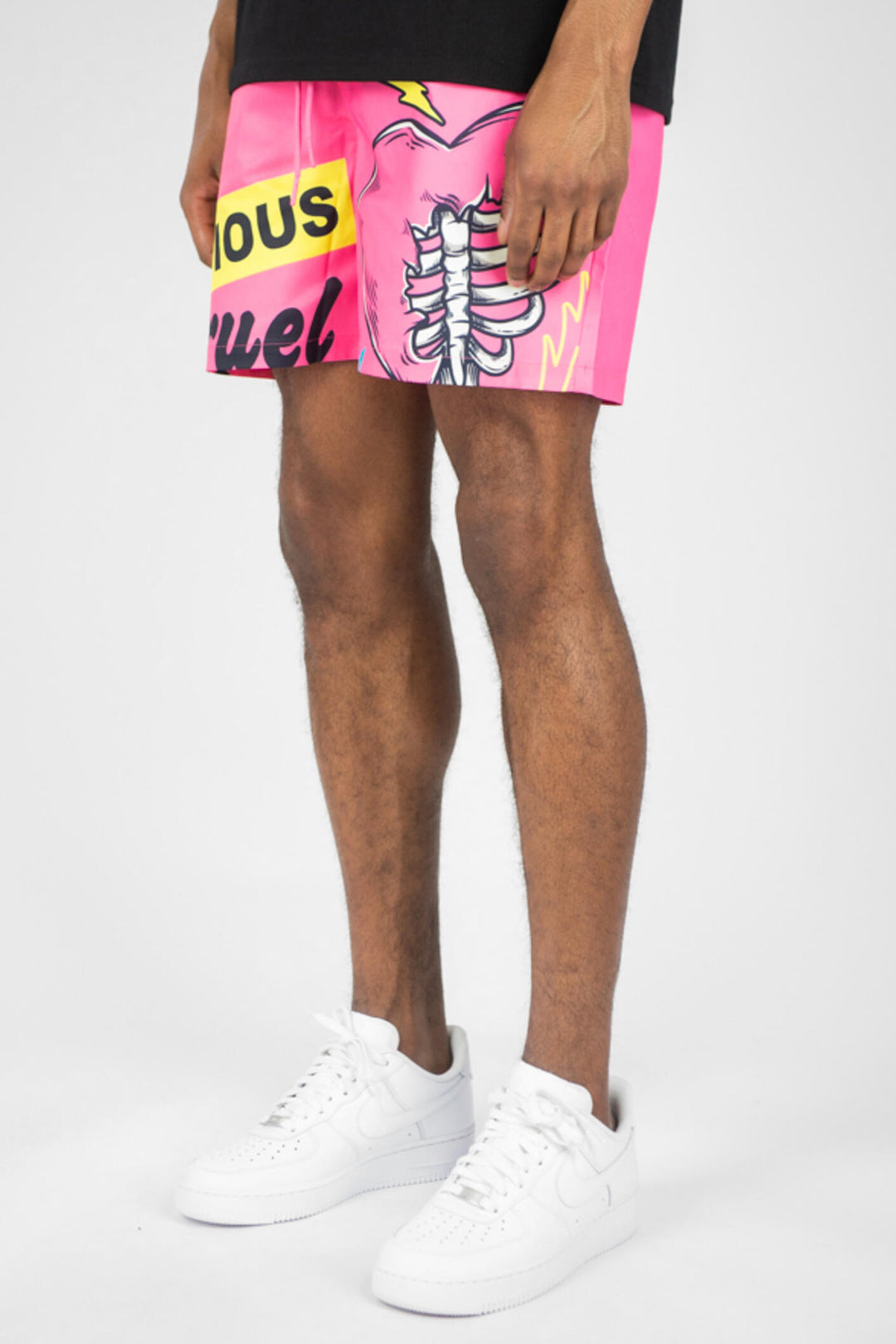 Heartless Board Shorts (Hot Pink) (141-982) - Zamage