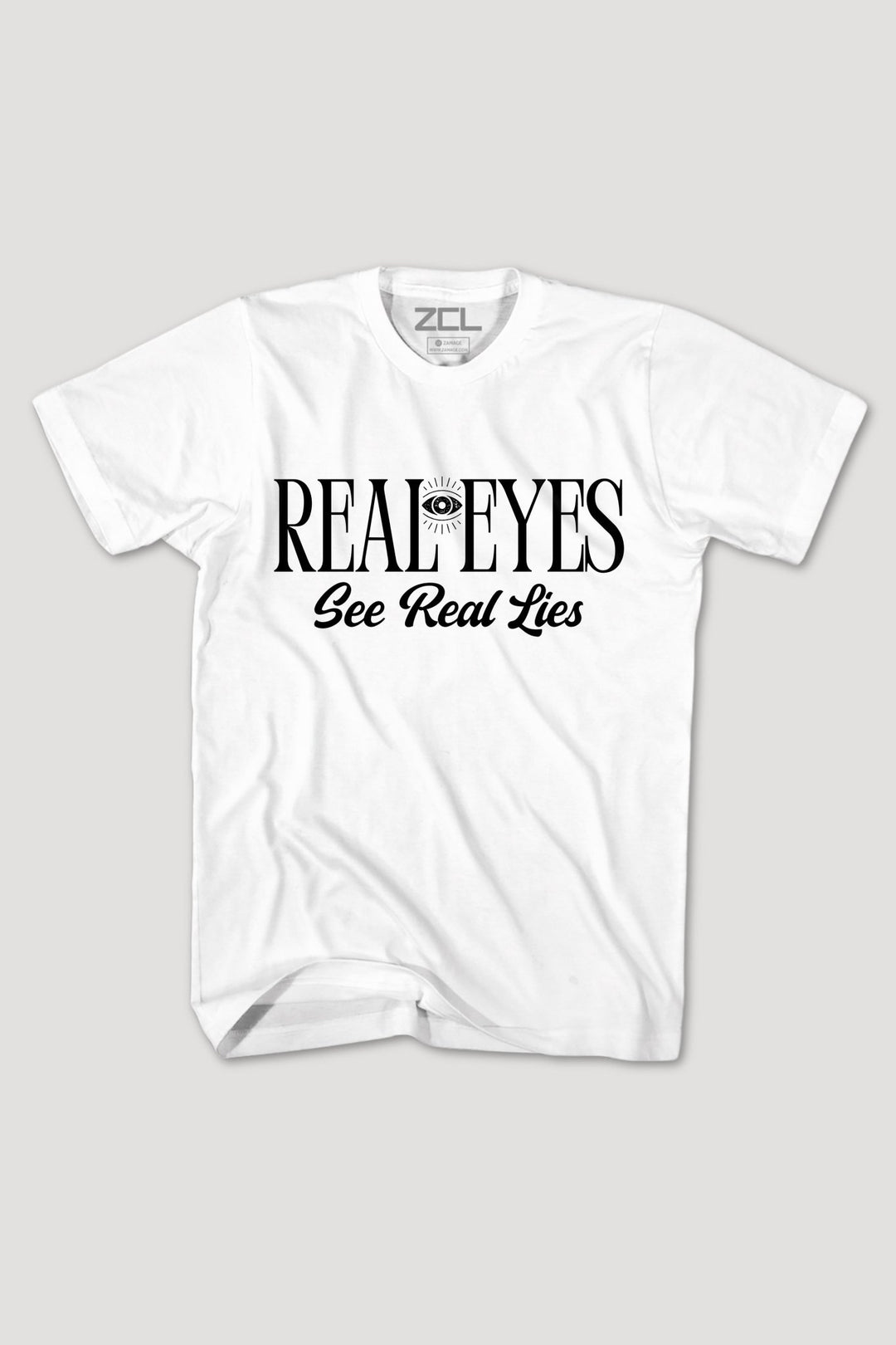 Real Eyes Tee (Black Logo) - Zamage