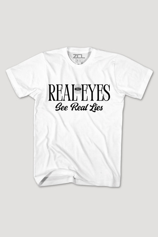 Real Eyes Tee (Black Logo) - Zamage