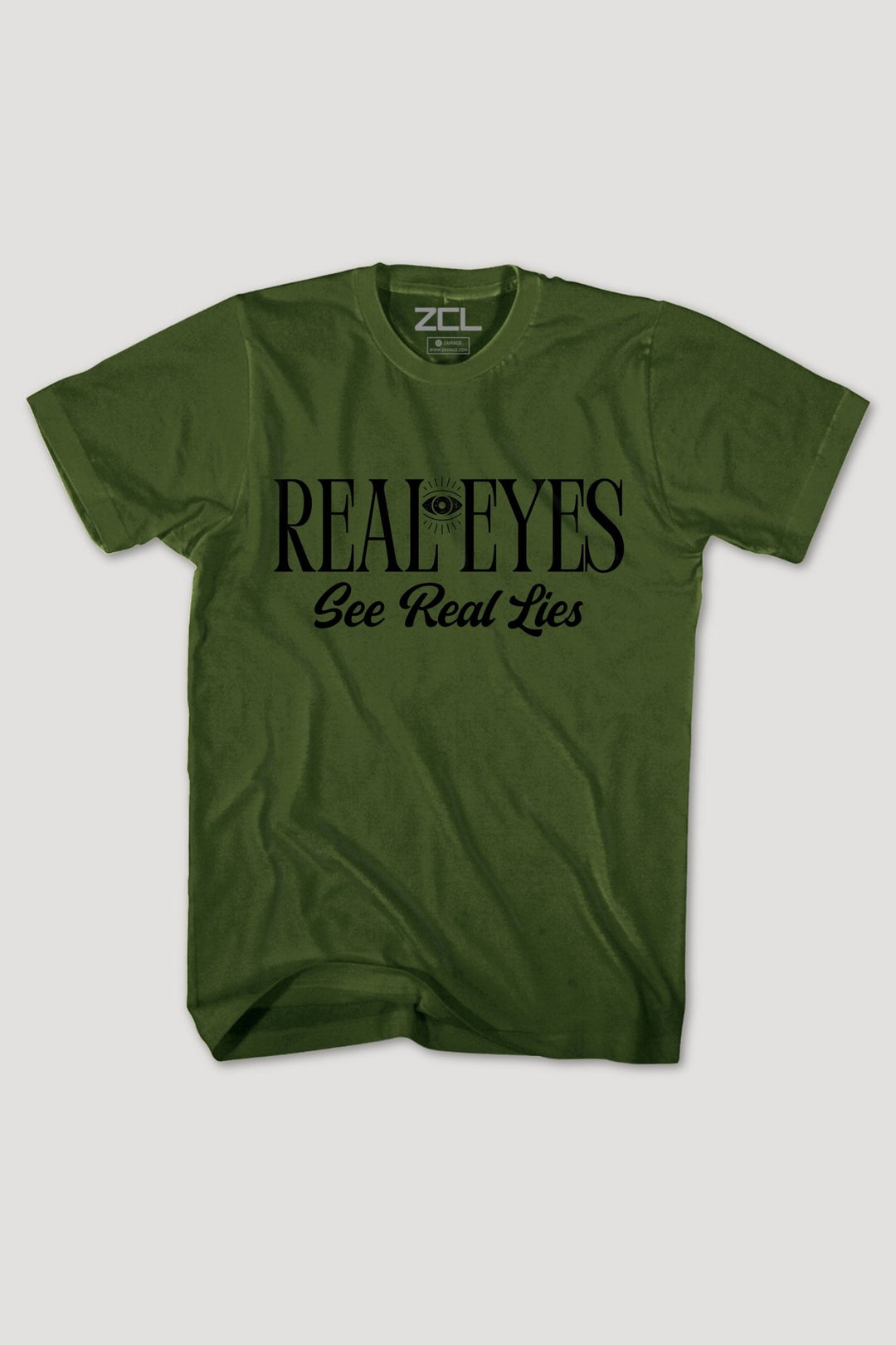 Real Eyes Tee (Black Logo) - Zamage