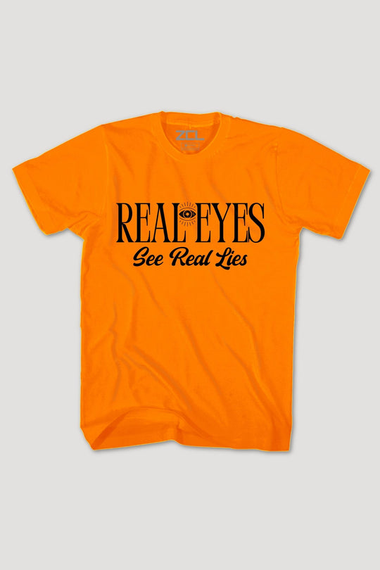 Real Eyes Tee (Black Logo) - Zamage