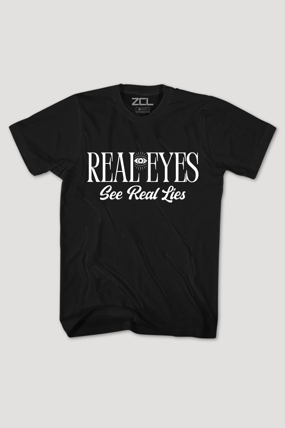 Real Eyes Tee (White Logo) - Zamage