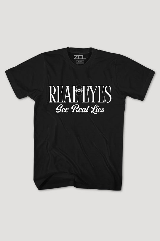 Real Eyes Tee (White Logo) - Zamage