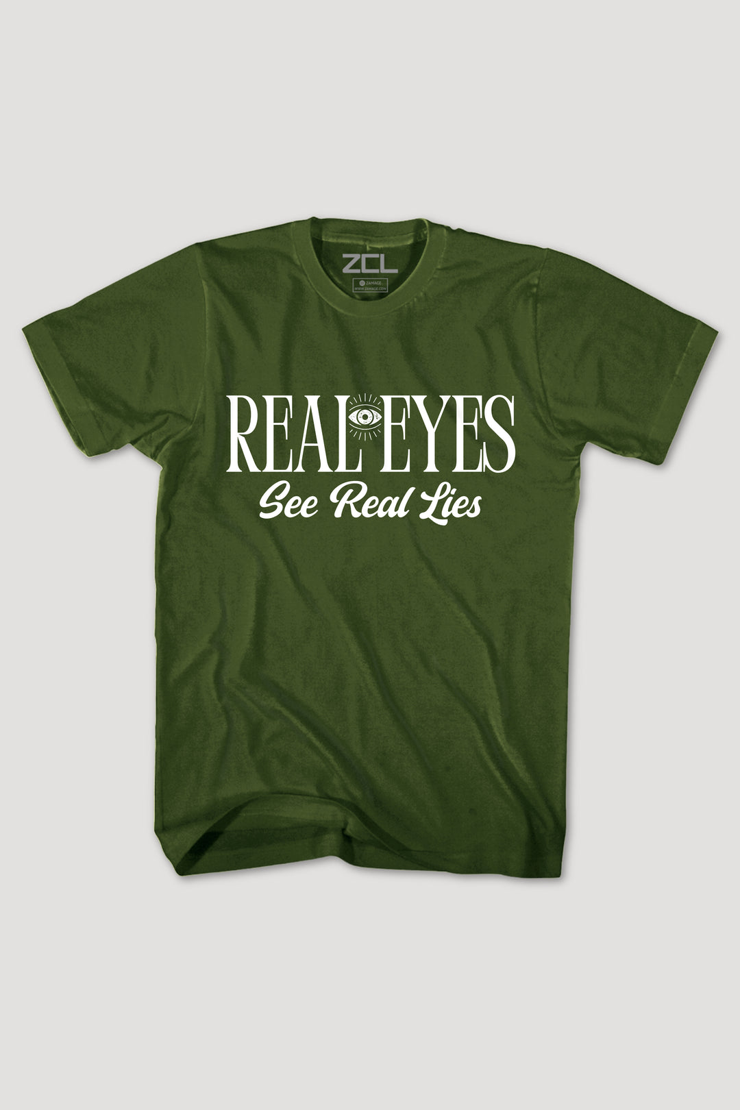 Real Eyes Tee (White Logo) - Zamage