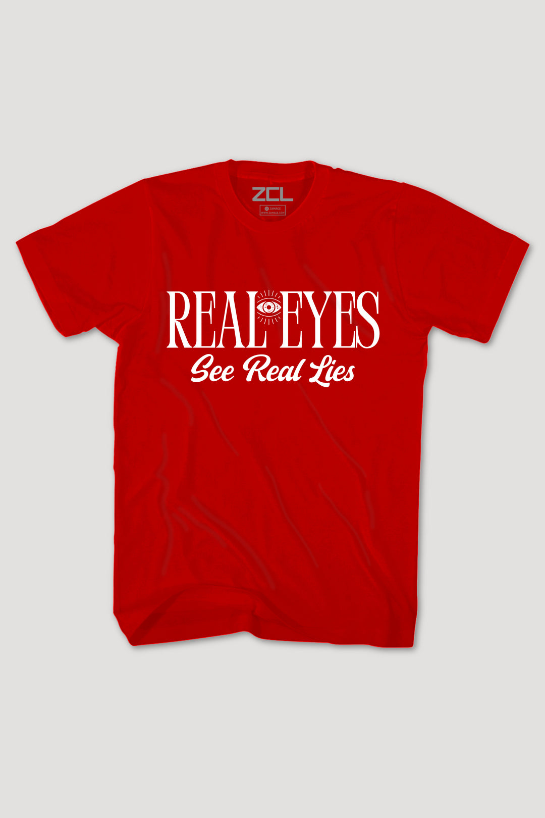 Real Eyes Tee (White Logo)