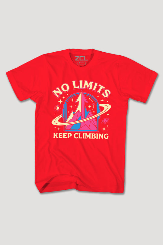 NO LIMITS KEEP CLIMBING TEE
