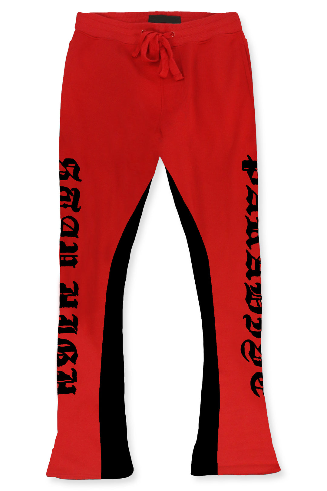 Stay High Paradise Fleece Stacked Pant (Red) (132-498) - Zamage