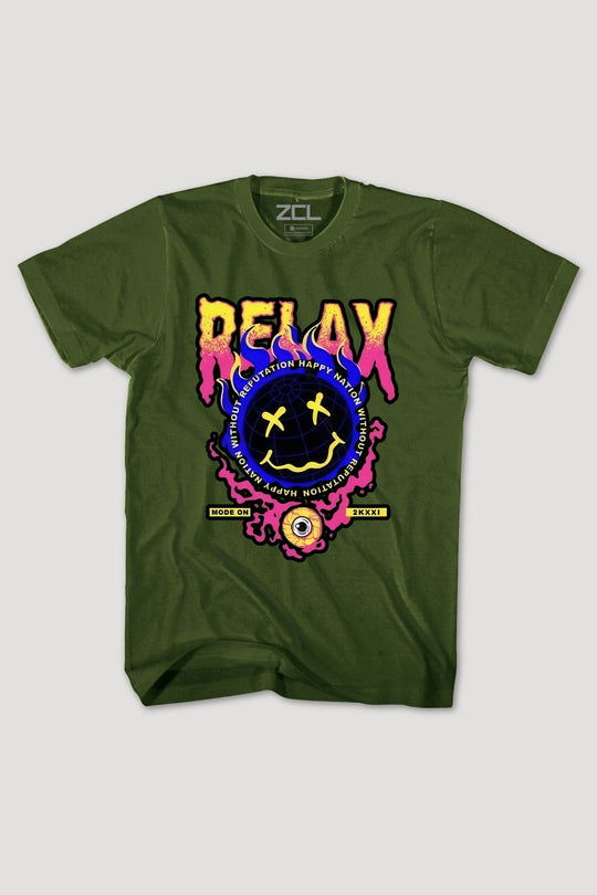 Relax Tee (Multi Color Logo) - Zamage