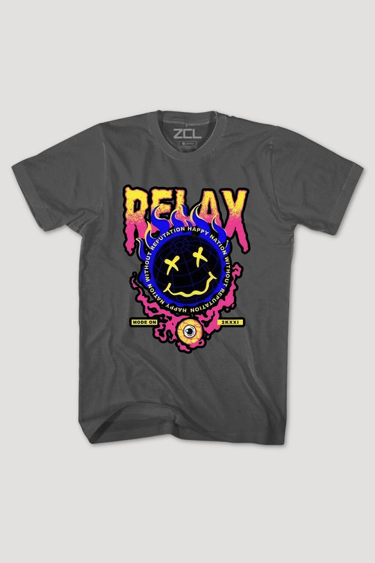 Relax Tee (Multi Color Logo) - Zamage