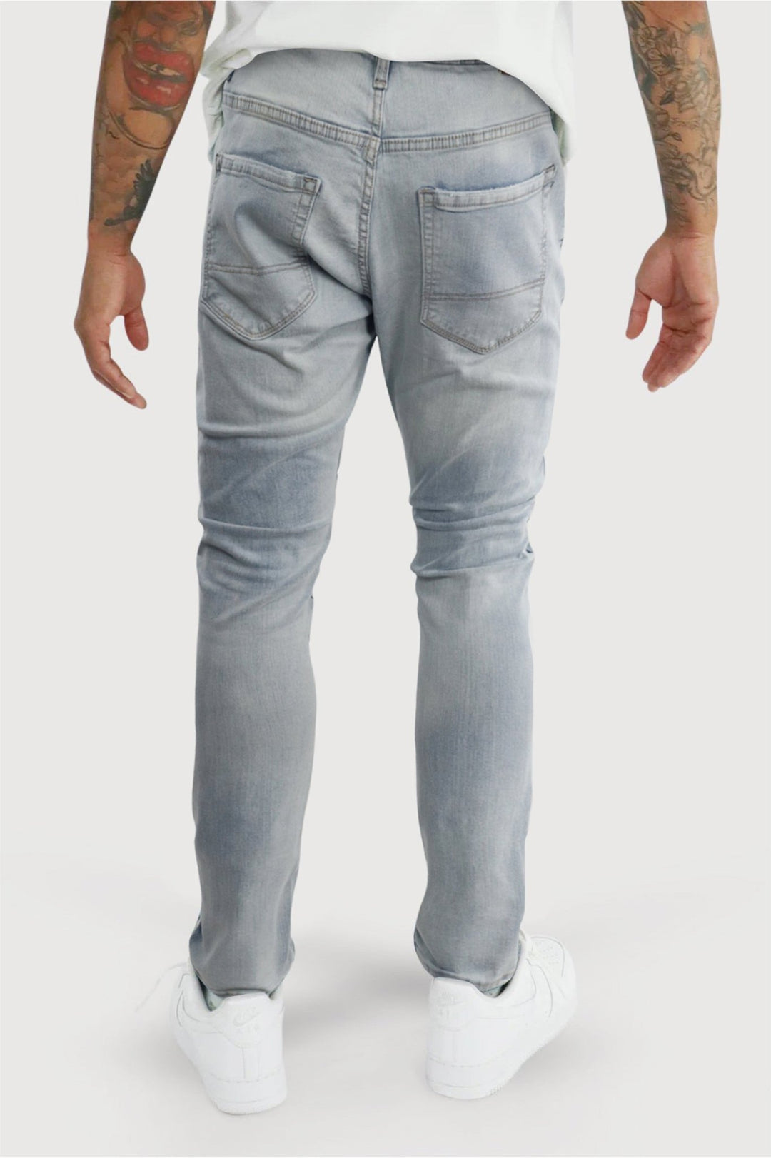 Rigid Fit Denim (Ice Blue) (AD2095) - Zamage