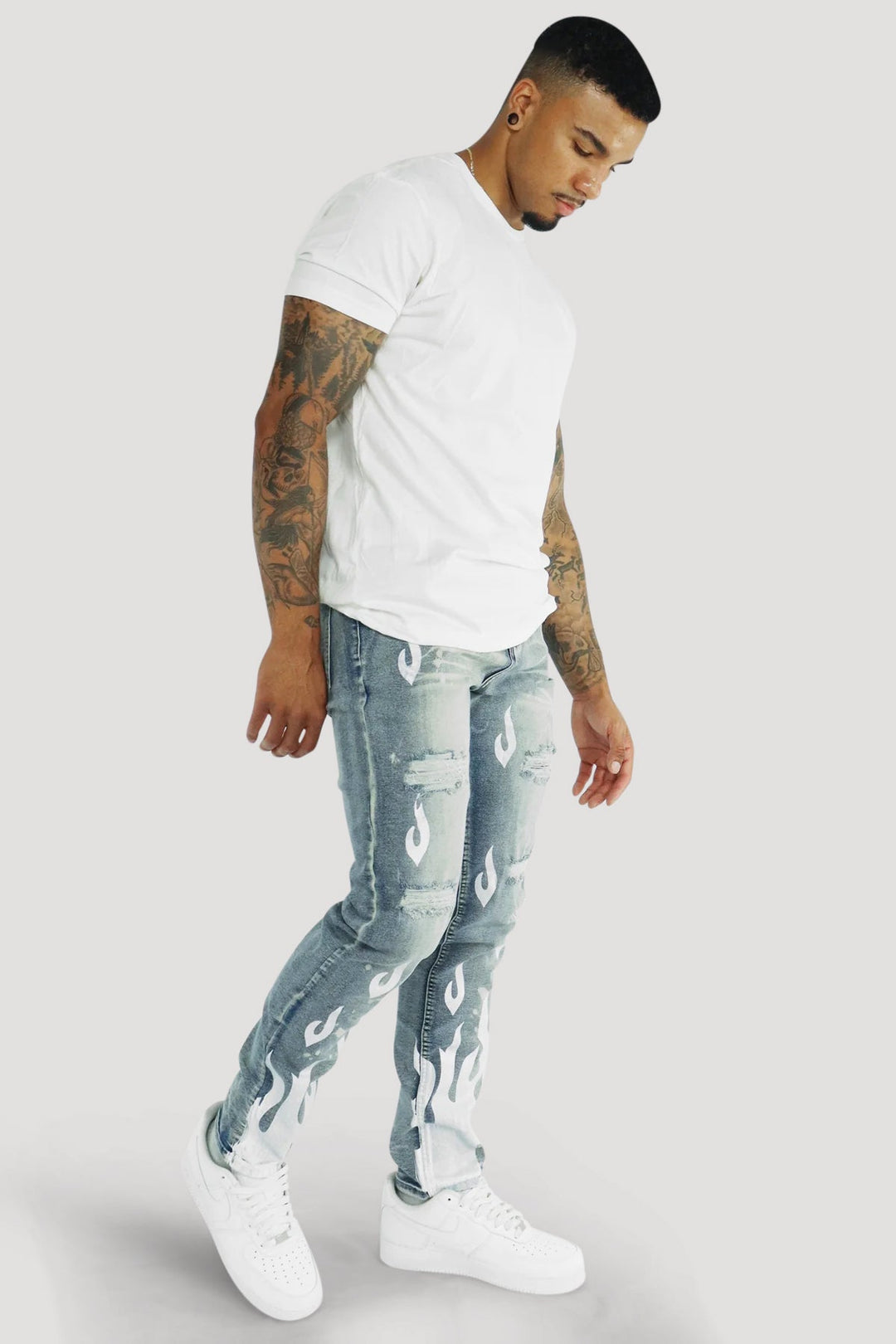 Rising Flame Denim (Blue Wash) - Zamage