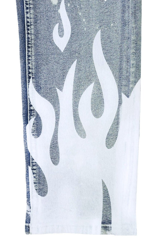 Rising Flame Denim (Blue Wash) - Zamage