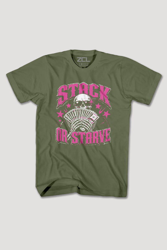 STACK OR STARVE TEE