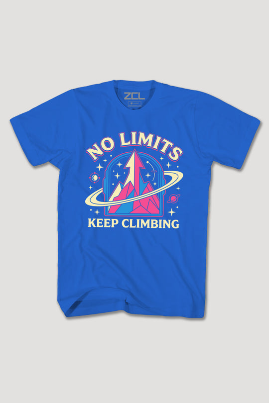 NO LIMITS KEEP CLIMBING TEE