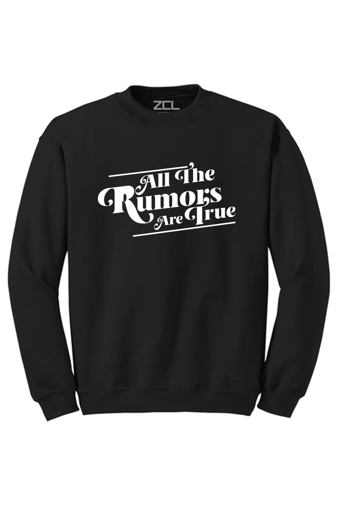 Rumors Crewneck Sweatshirt (White Logo) - Zamage