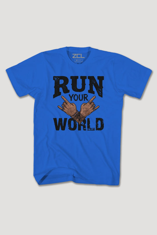 RUN YOUR WORLD TEE - Zamage