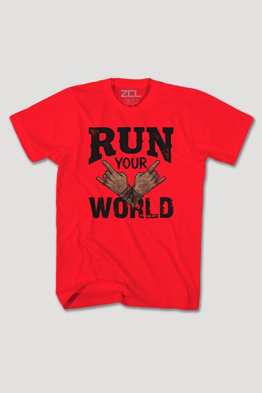 RUN YOUR WORLD TEE - Zamage