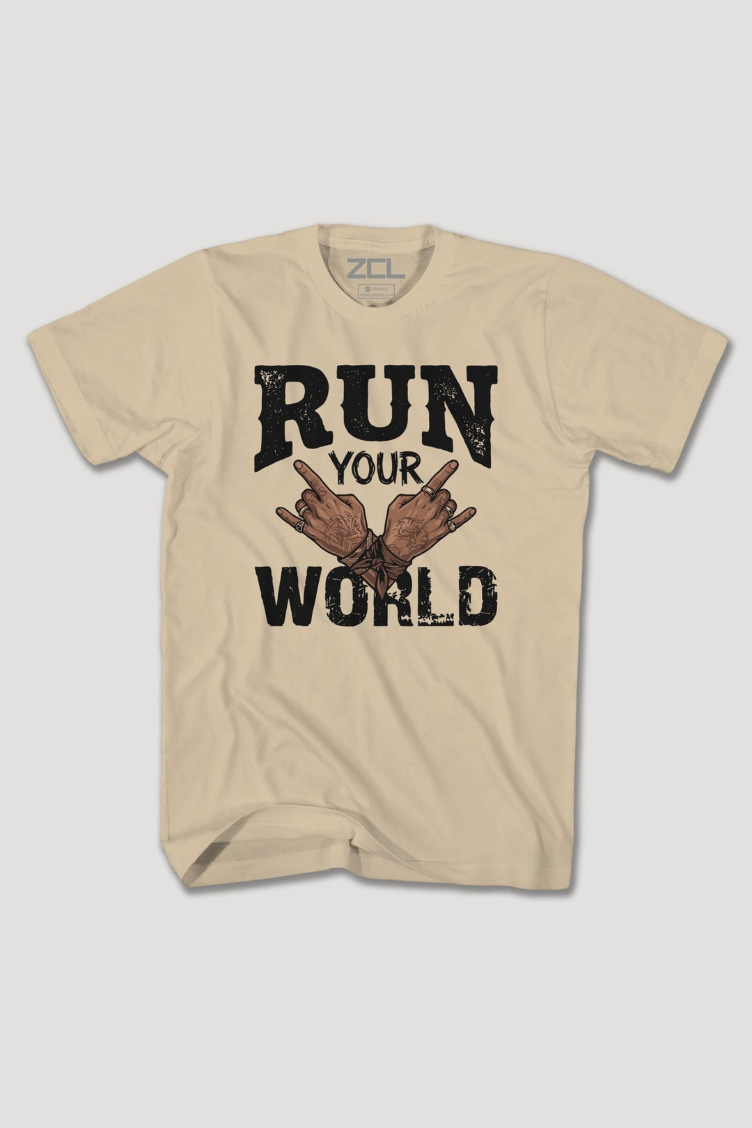 RUN YOUR WORLD TEE - Zamage