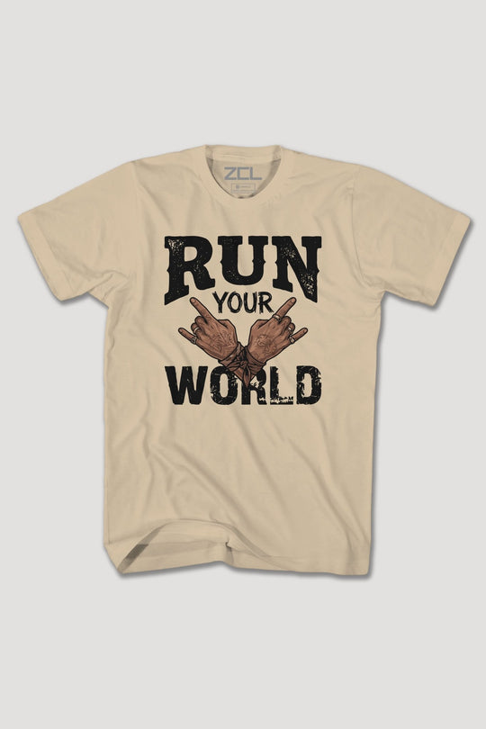 RUN YOUR WORLD TEE - Zamage