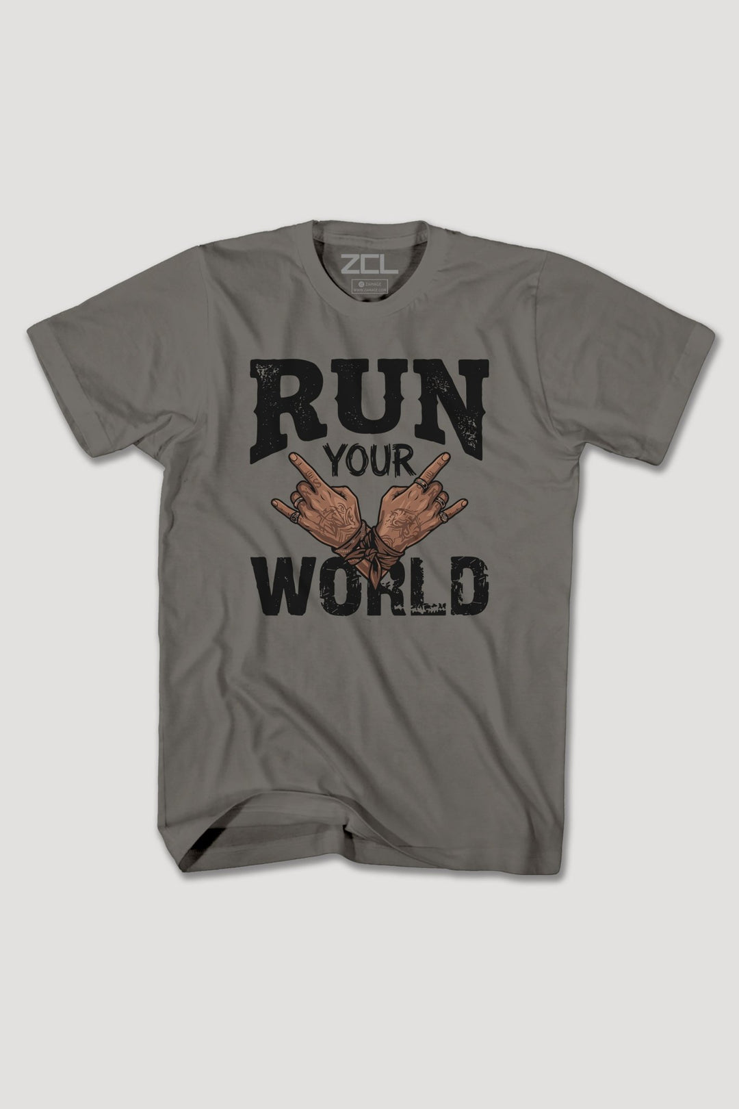 RUN YOUR WORLD TEE - Zamage