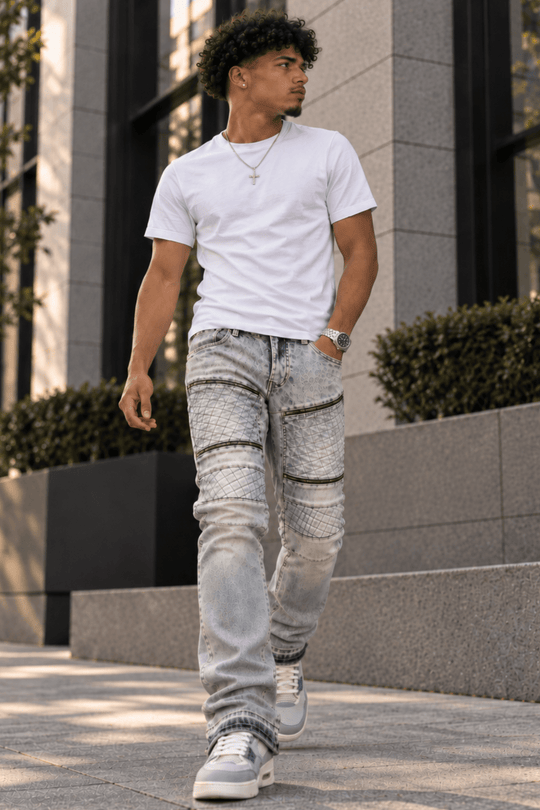 Ruthless Form Stacked Jeans (Dirty Vintage) - Zamage
