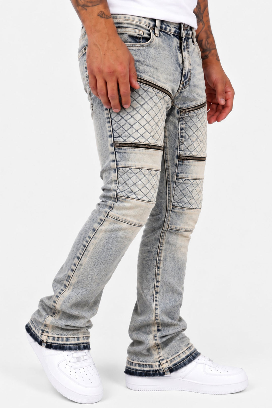 Ruthless Form Stacked Jeans (Dirty Vintage) - Zamage