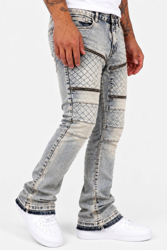 Ruthless Form Stacked Jeans (Dirty Vintage) - Zamage