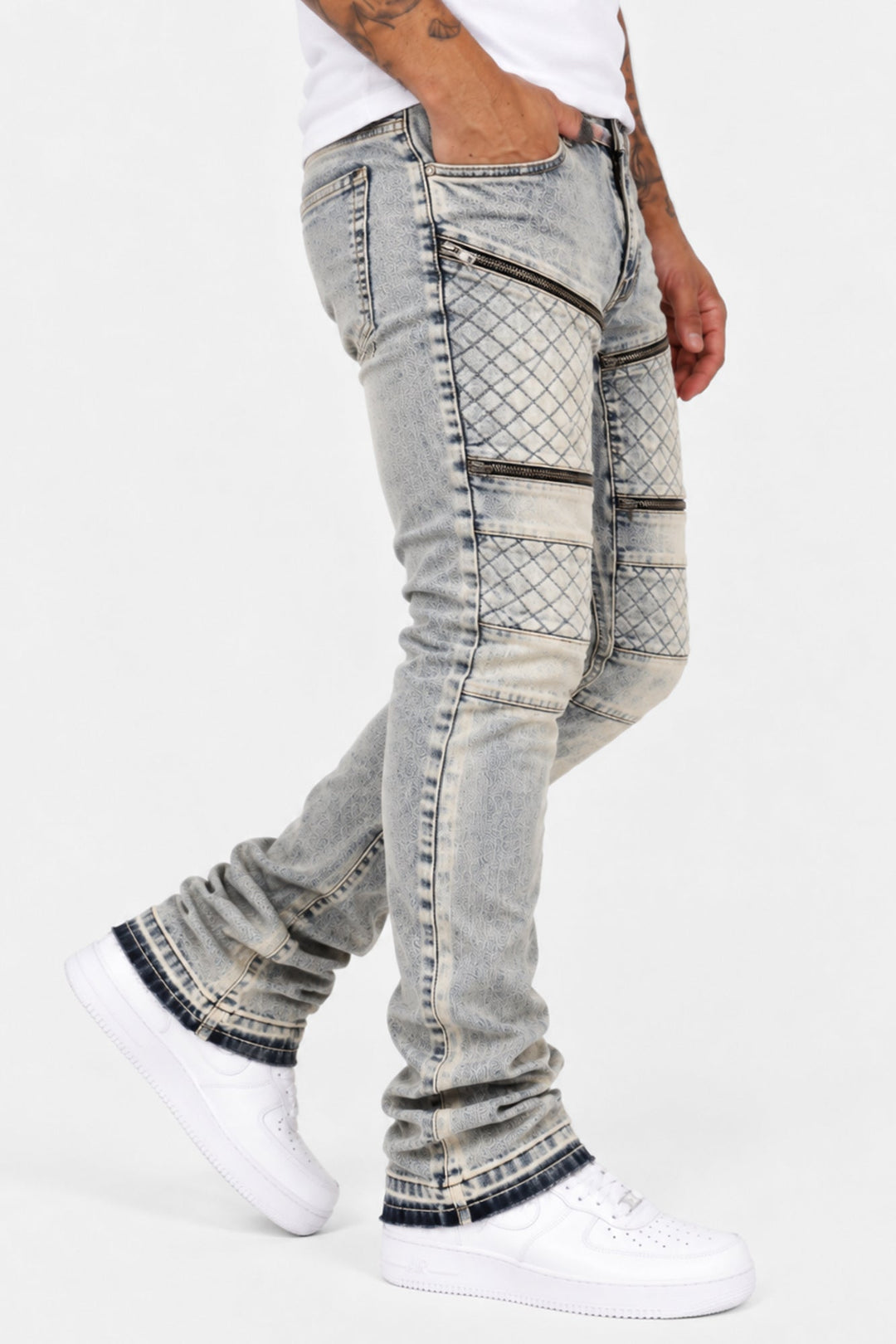 Ruthless Form Stacked Jeans (Dirty Vintage) - Zamage