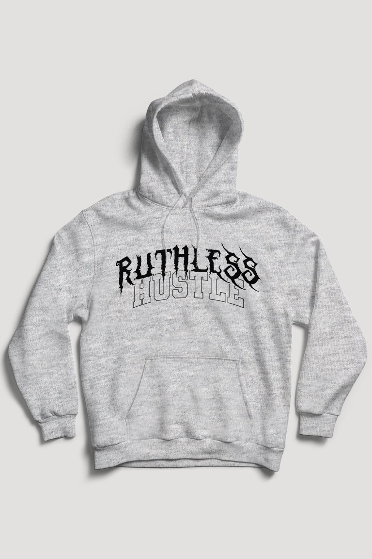 Ruthless Hustle Hoodie (Black Logo) - Zamage
