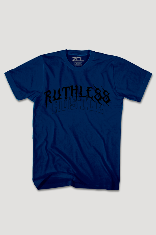 Ruthless Hustle Tee (Black Logo) - Zamage