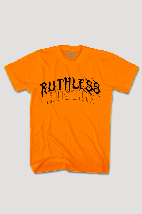 Ruthless Hustle Tee (Black Logo) - Zamage