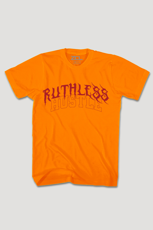 Ruthless Hustle Tee (Red Logo) - Zamage