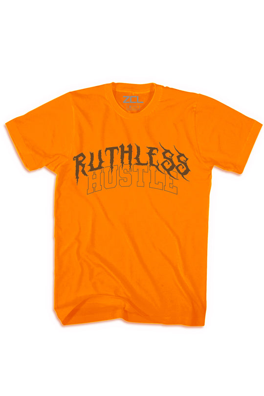 Ruthless Hustle Tee (Brown Logo)