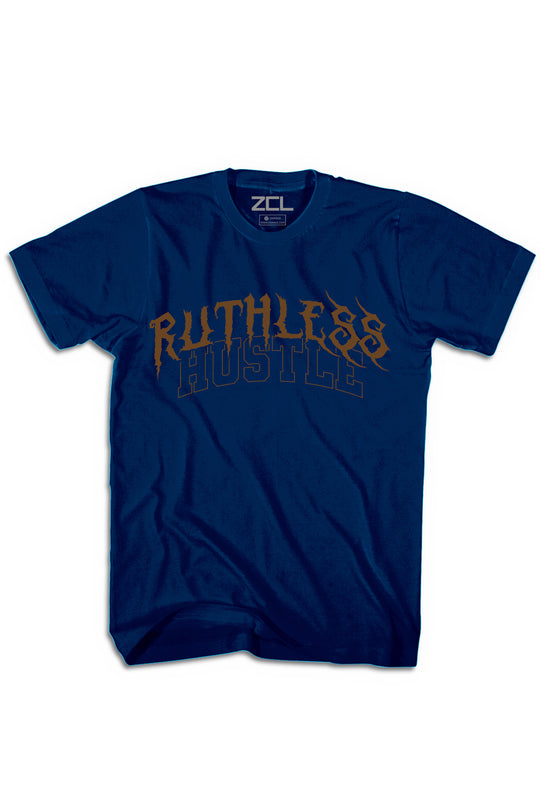 Ruthless Hustle Tee (Brown Logo)