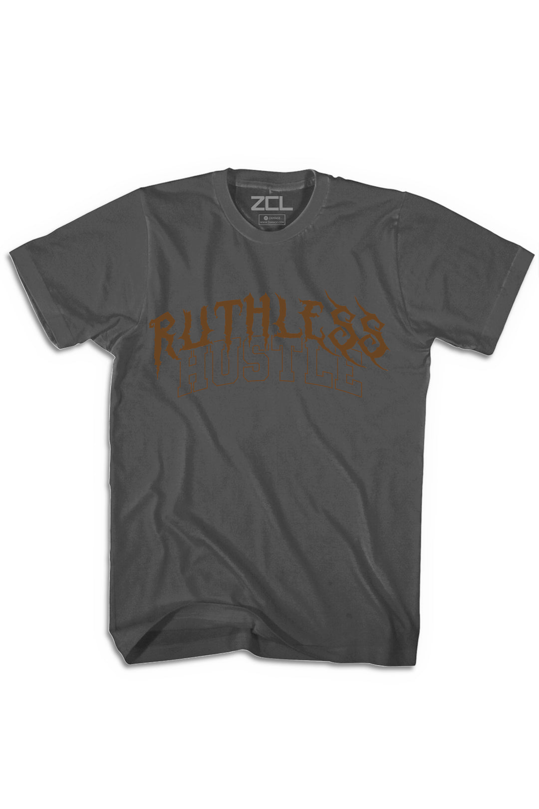 Ruthless Hustle Tee (Brown Logo)