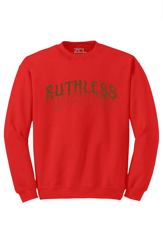 Ruthless Hustle Crewneck Sweatshirt (Brown Logo)