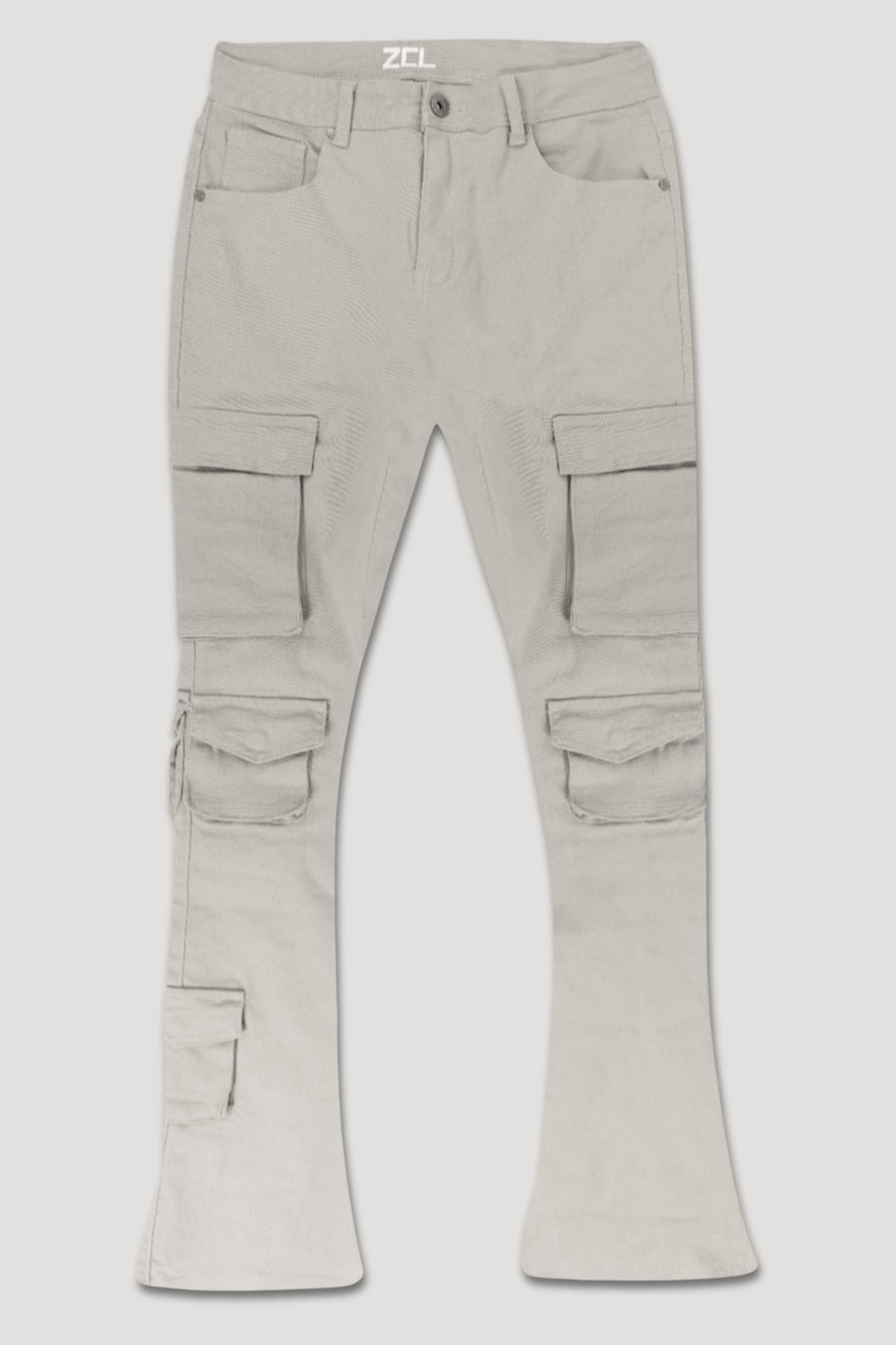 Vortex Cargo Stacked Denim (Grey)