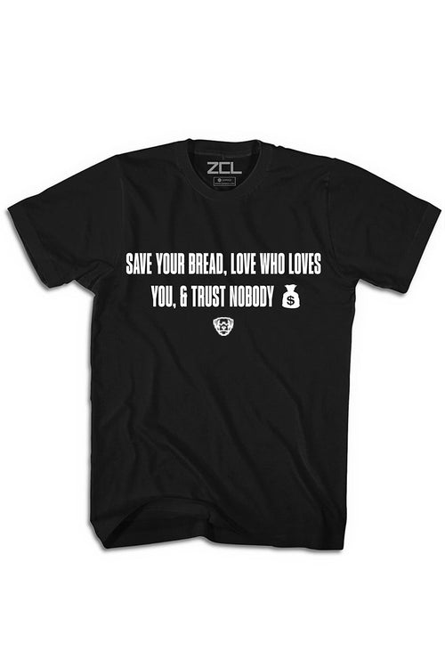 Save Your Bread Tee (White Logo) - Zamage