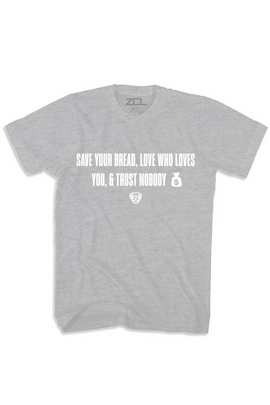 Save Your Bread Tee (White Logo) - Zamage