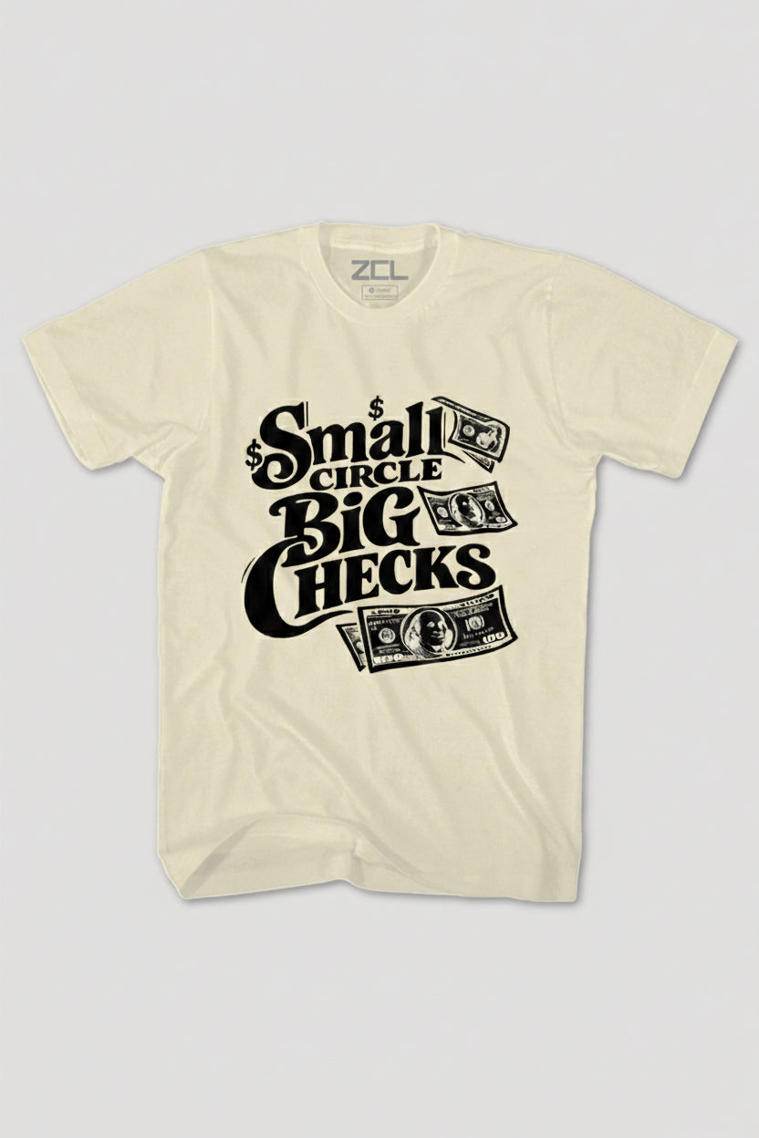 Small Circle Tee (Black Logo)