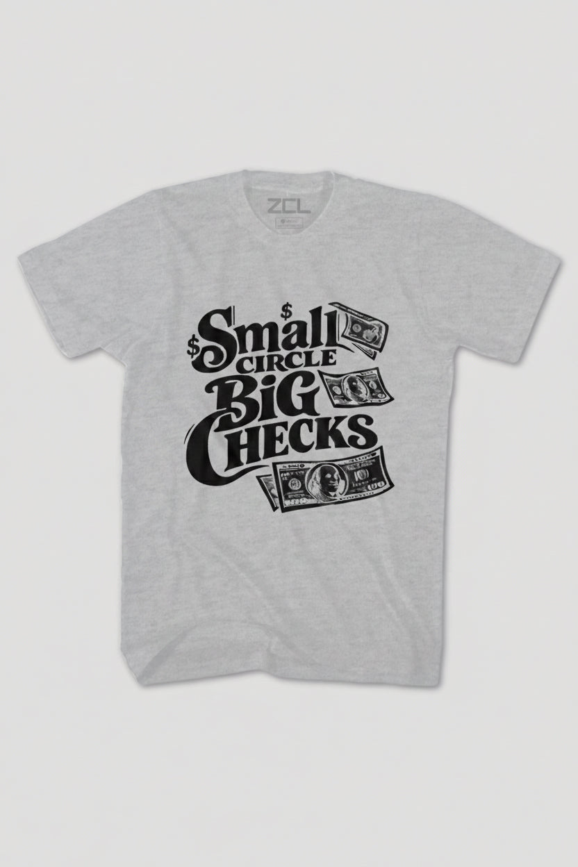 Small Circle Tee (Black Logo)
