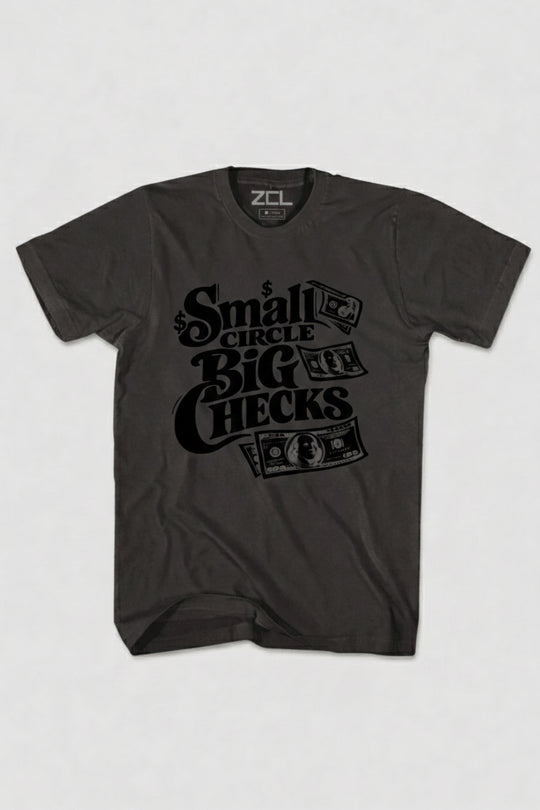 Small Circle Tee (Black Logo)