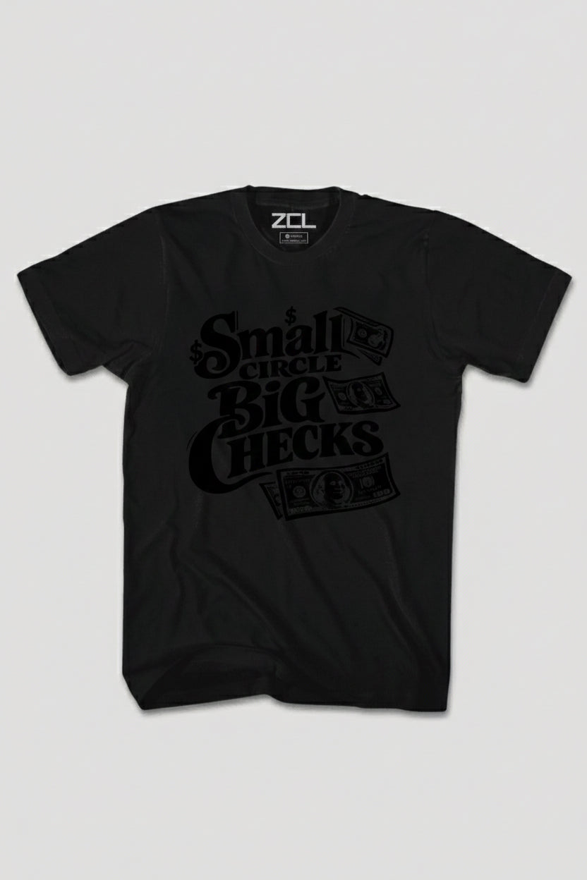 Small Circle Tee (Black Logo)