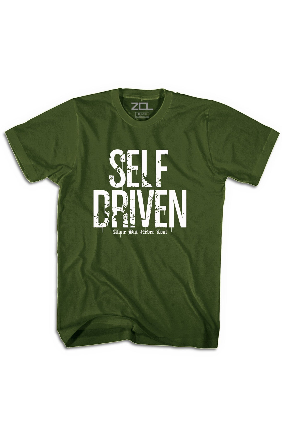 Self Driven Tee (White Logo) - Zamage